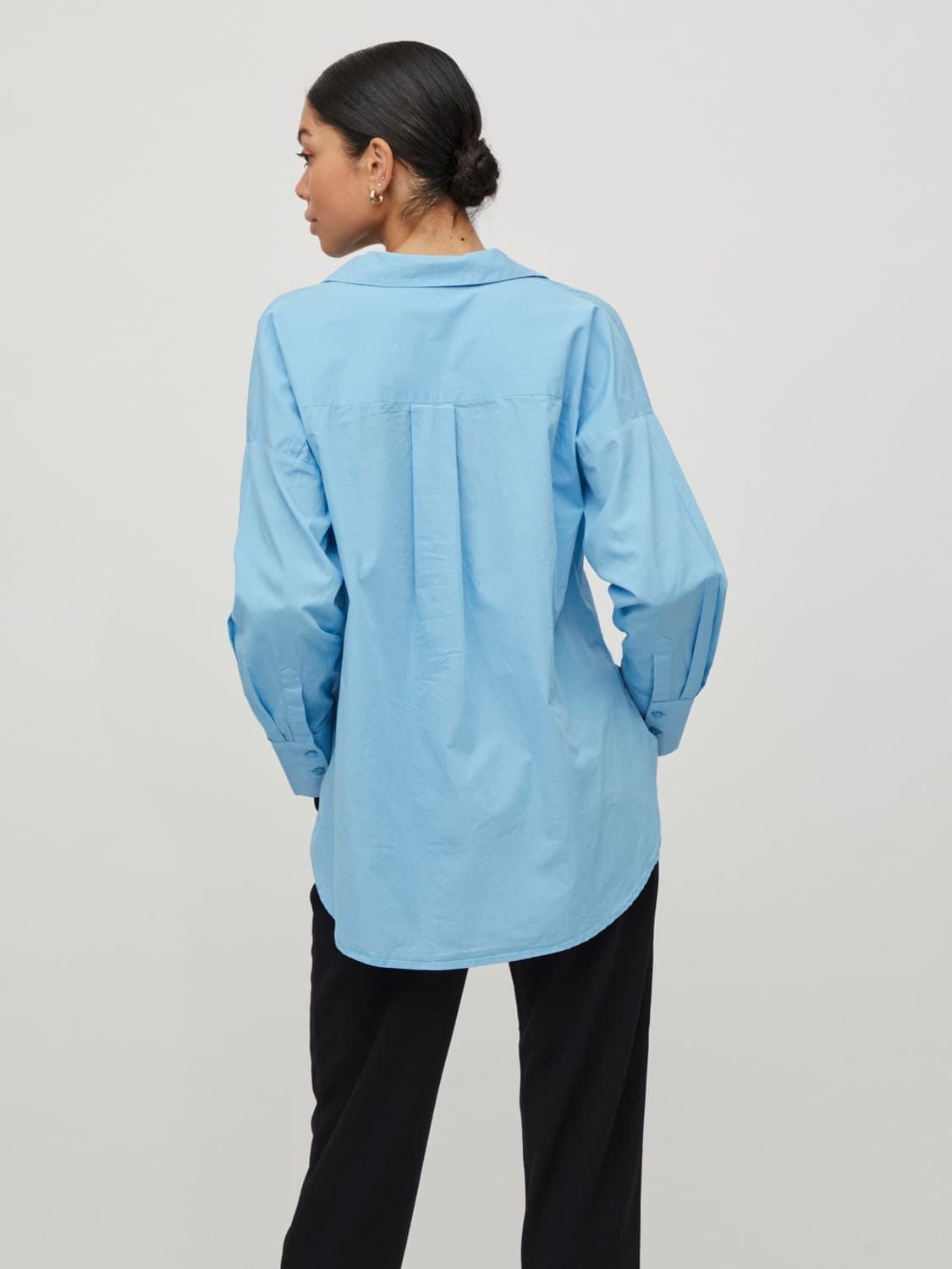 Camisa manga larga Vigamis azul - Imagen 4