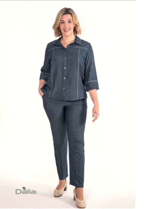 Camisa tejana dalia - Imagen 1