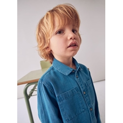 Camisa vaquera azul medio - Imagen 2