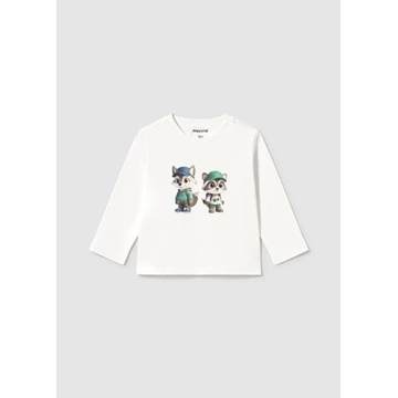 Camiseta amigos nata - Imagen 1