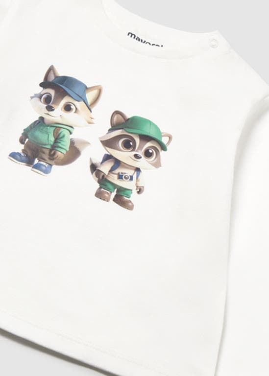 Camiseta amigos nata - Imagen 3