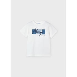 Camiseta apliques nata - Imagen 1