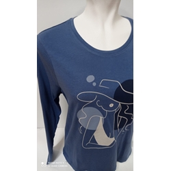 Camiseta azul - Imagen 2