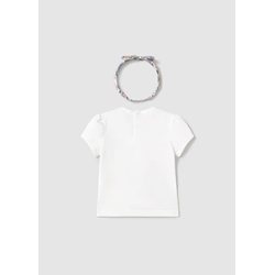 Camiseta blanca con diadema - Imagen 2