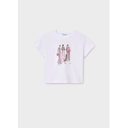 Camiseta blanco-hibisco - Imagen 1