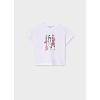 Camiseta blanco-hibisco - Imagen 1