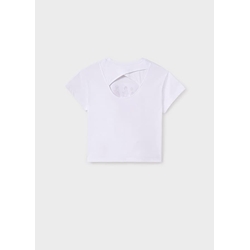 Camiseta blanco-hibisco - Imagen 2