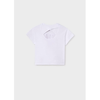 Camiseta blanco-hibisco - Imagen 2