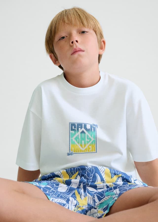 Camiseta blanco-lemon - Imagen 1