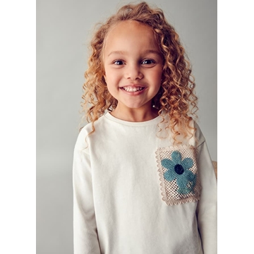 Camiseta bolsillo crochet - Imagen 1