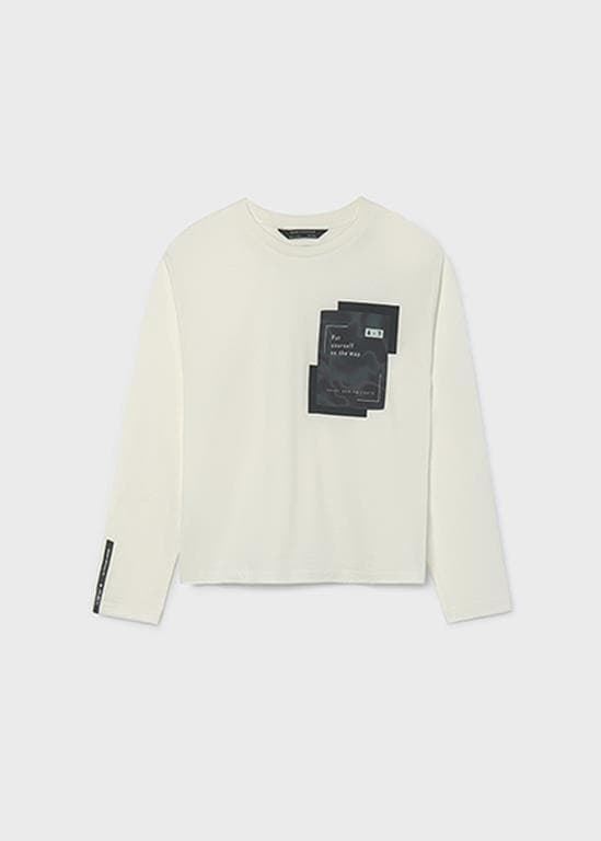 Camiseta bolsillo nata - Imagen 1