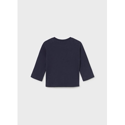 Camiseta bordados azul - Imagen 2