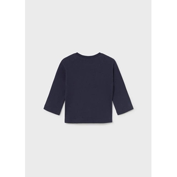 Camiseta bordados azul - Imagen 2