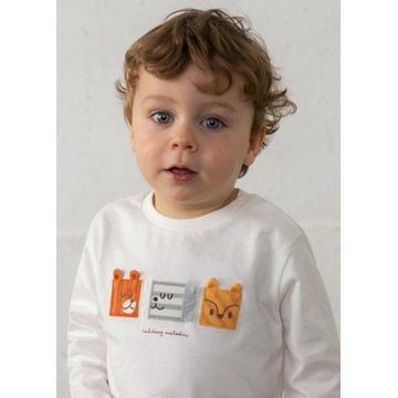 Camiseta caritas nata - Imagen 1