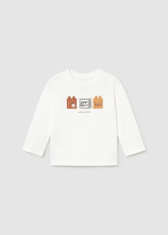 Camiseta caritas nata - Imagen 3