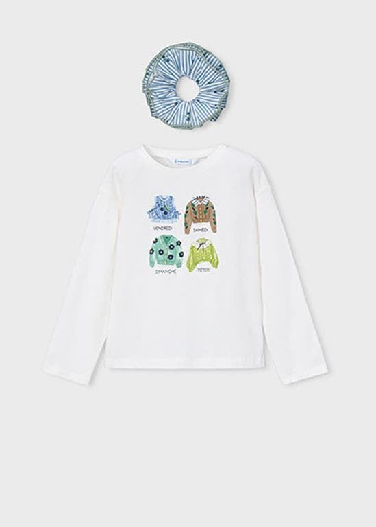 Camiseta con coletero crudo - Imagen 2