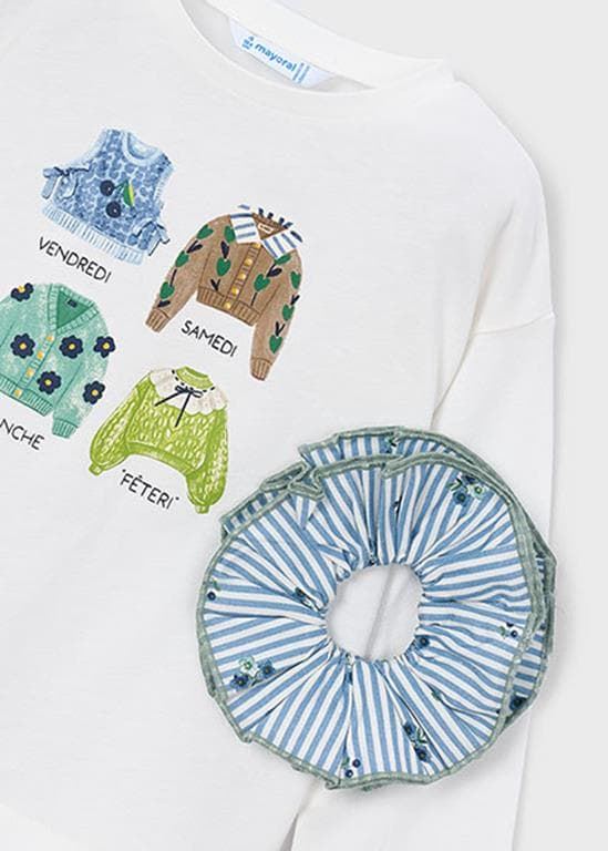 Camiseta con coletero crudo - Imagen 4