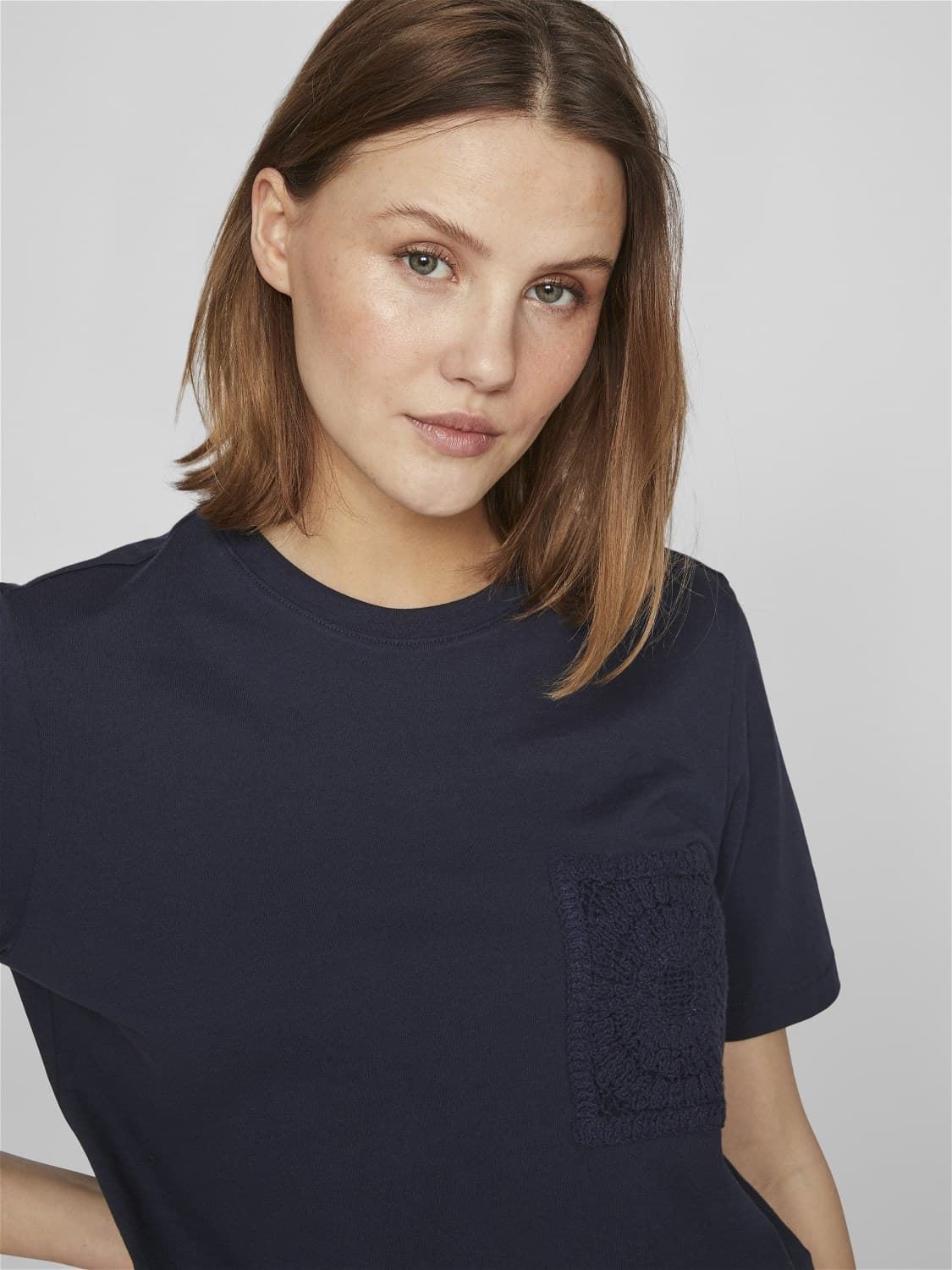 Camiseta crochet visybil marino - Imagen 3