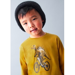 Camiseta dino mostaza - Imagen 2