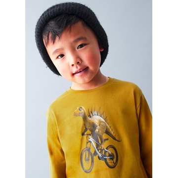 Camiseta dino mostaza - Imagen 2