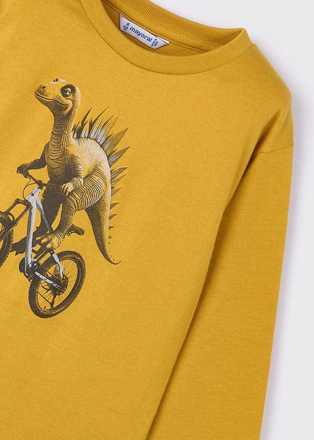 Camiseta dino mostaza - Imagen 6