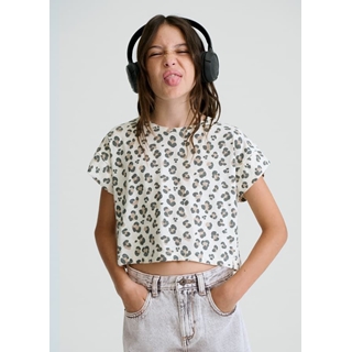 Camiseta estampada hueso - Imagen 1