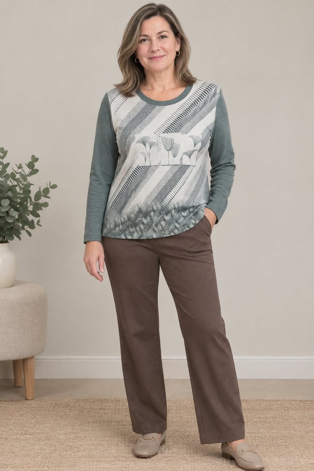 Camiseta flor - Imagen 2