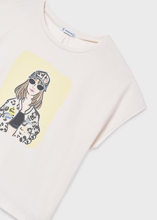 Camiseta gráfica hueso - Imagen 6