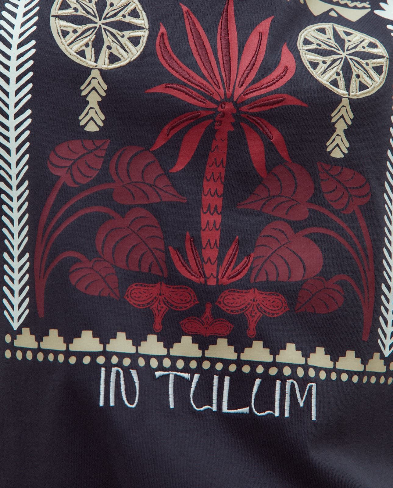 Camiseta gris estampada - Imagen 6