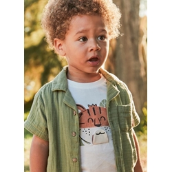 Camiseta interactiva tigre nata - Imagen 1