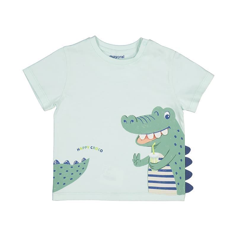 Camiseta manga corta "croco" agua - Imagen 1