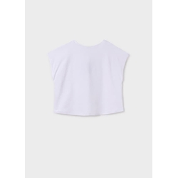 Camiseta manga corta gráfica blanca - Imagen 2