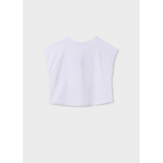 Camiseta manga corta gráfica blanca - Imagen 2