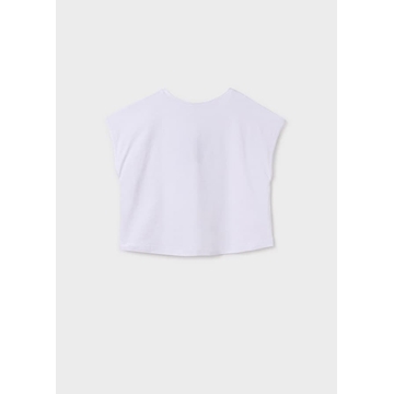 Camiseta manga corta gráfica blanca - Imagen 2