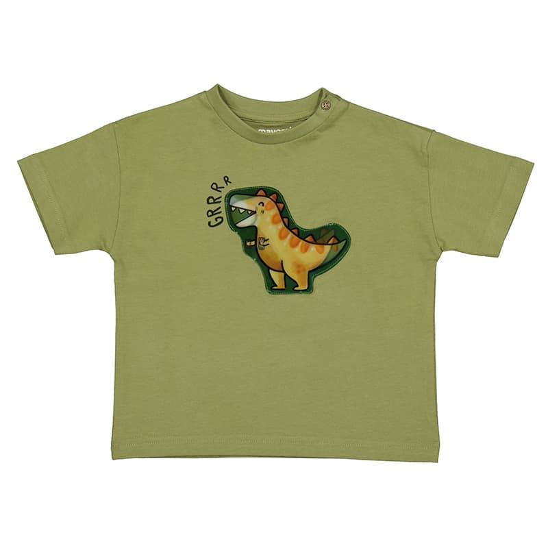 Camiseta manga corta lenticular dino jungla - Imagen 1