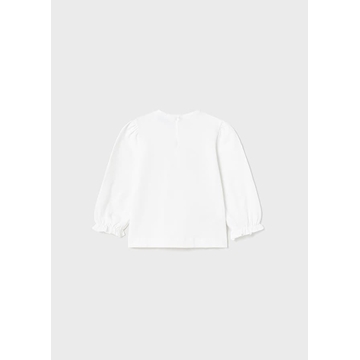 Camiseta manga larga blanco - Imagen 2