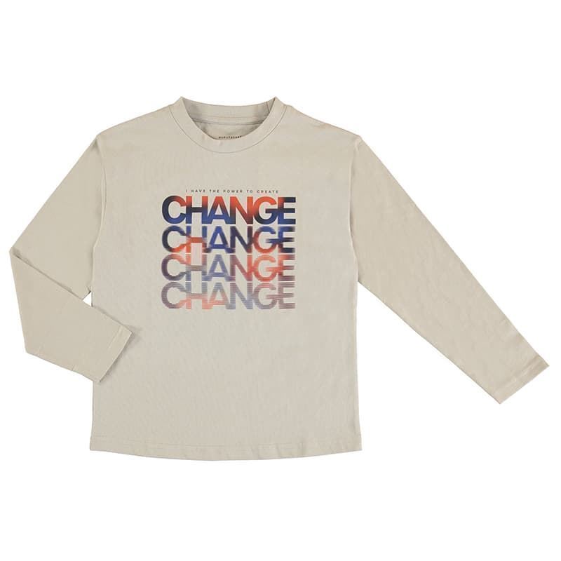 Camiseta manga larga "change" - Imagen 1