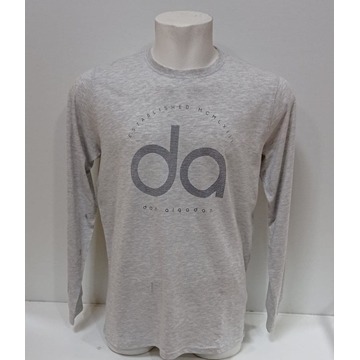 Camiseta manga larga gris - Imagen 1