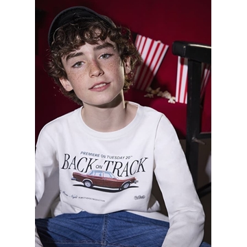 Camiseta manga larga nata coche - Imagen 2