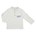 Camiseta manga larga panadera blanco-celeste - Imagen 1