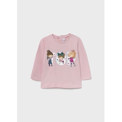 Camiseta manga larga rosa - Imagen 1