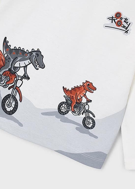 Camiseta nata motos - Imagen 4