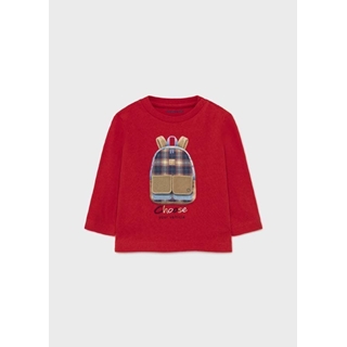 Camiseta play mochila rojo - Imagen 1