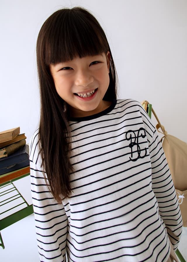 Camiseta rayas marino - Imagen 1