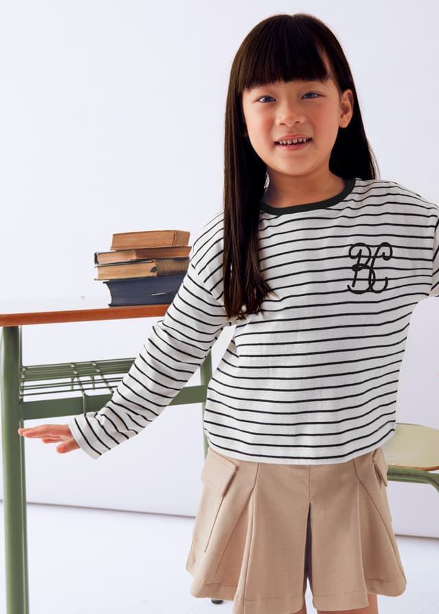 Camiseta rayas marino - Imagen 2