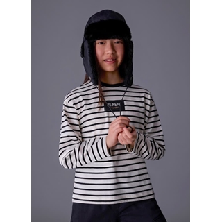 Camiseta rayas oversize - Imagen 1