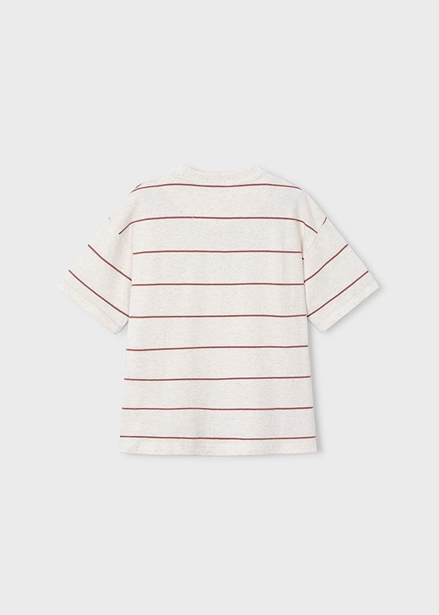 Camiseta rayas roja - Imagen 3