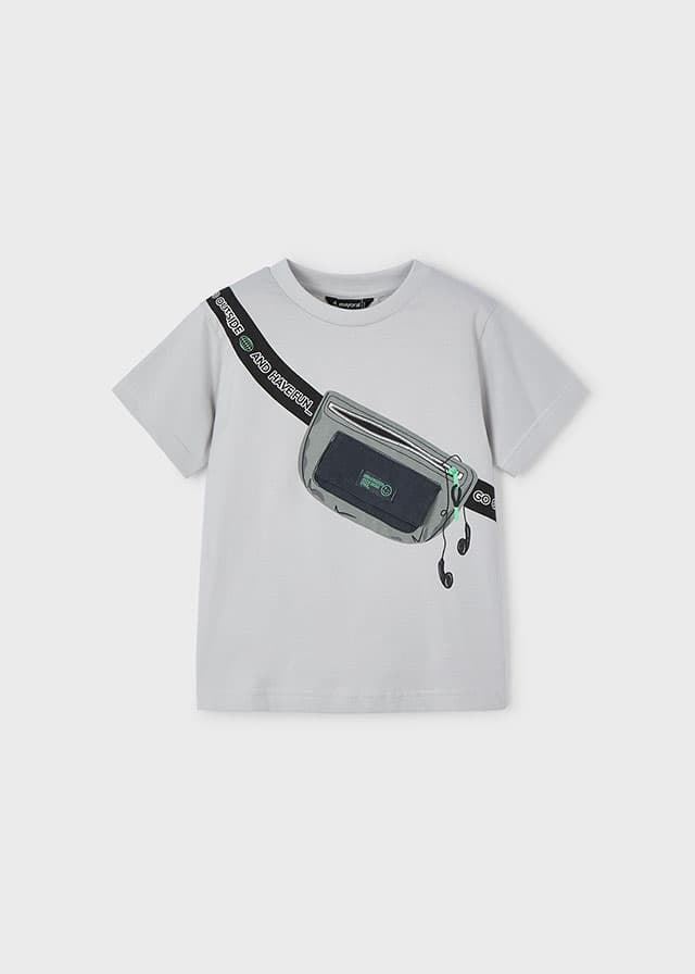 Camiseta riñonera gris - Imagen 2