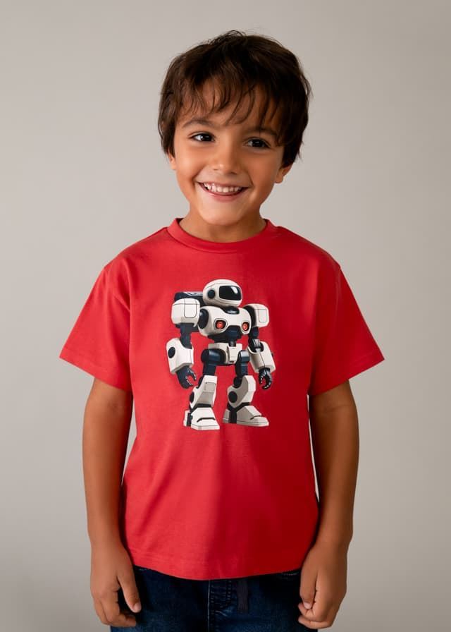 Camiseta robot tomate - Imagen 1