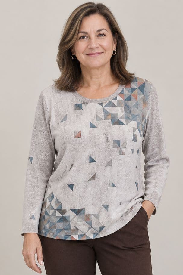 Camiseta triángulos - Imagen 1